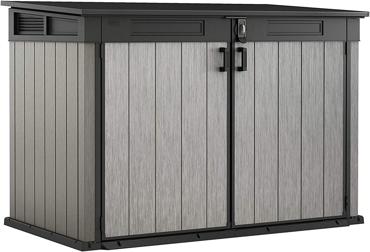 Keter Grande Store 2020L Outdoor Storage Shed – Grey, Heavy-Duty Duotech Design