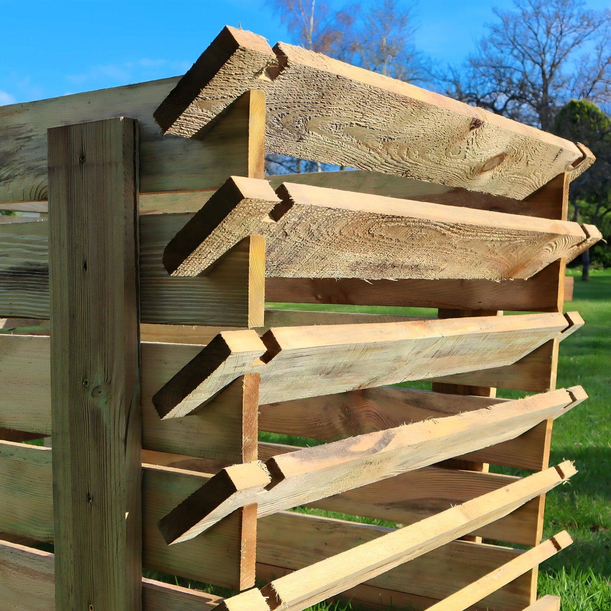 449 Litre Easy Fill Wooden Compost Bin