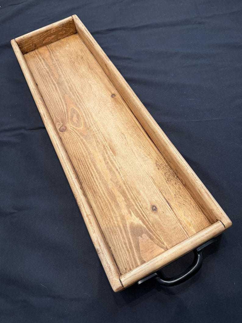 Reclaimed Wood Tray Multiple Sizes Comparison